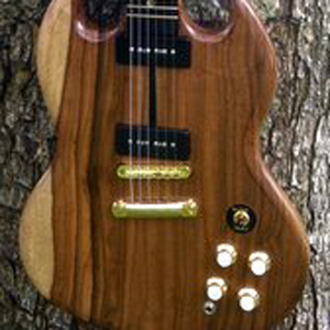 Wood Electric Guitar